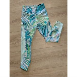 Nike One Spirit Tropical Teal Printed Leggings